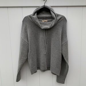 It’s Our Time Turtleneck Grey Sweater